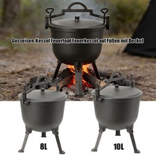 Gusseisen-Kessel Feuertopf aus