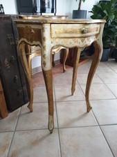 Italienischer Neoklassizistischer Florentiner Tisch, Kommode, Holz vergoldet