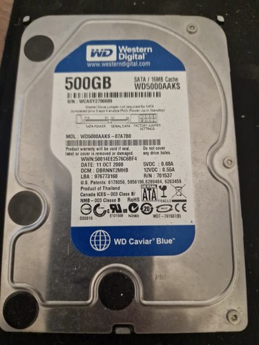 Western digital wd5000aaks - western,