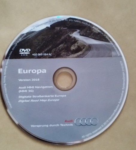 Audi original navigation dvd - audi,