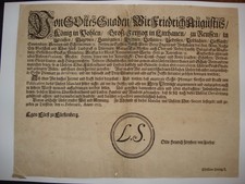 DOKUMENT 1703: ALS MANDANT VON FRIEDRICH-AUGUST DEM KÖNIG VON POLEN KURFÜRSTEN