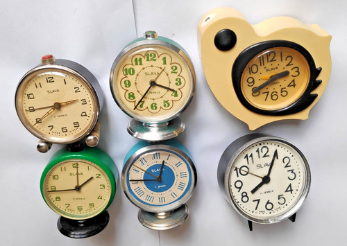 6er set sowjetische wecker - 6er,