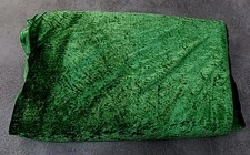 Dekostoff grün ca. 1,60 x 3 m Pannesamt Stoff Samt Basteln glänzend NEUwertig