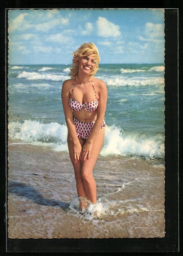 Lachende frau bikini - frau, im