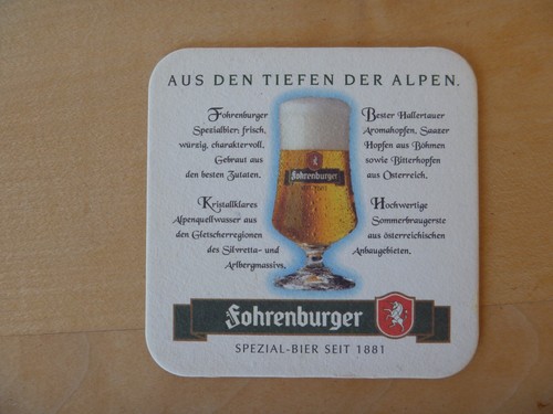Bierdeckel aus österreich - aus,