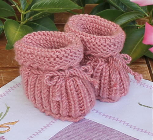 Babyschuhe gestrickt mini