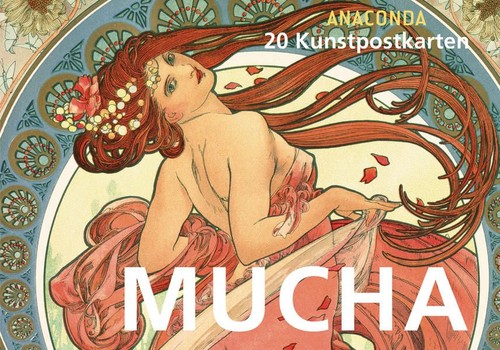 Postkartenbuch alfons mucha - alfons,