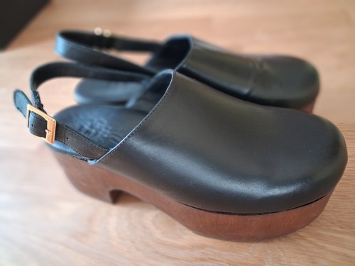 Clogs damen leder schwarz - clogs,
