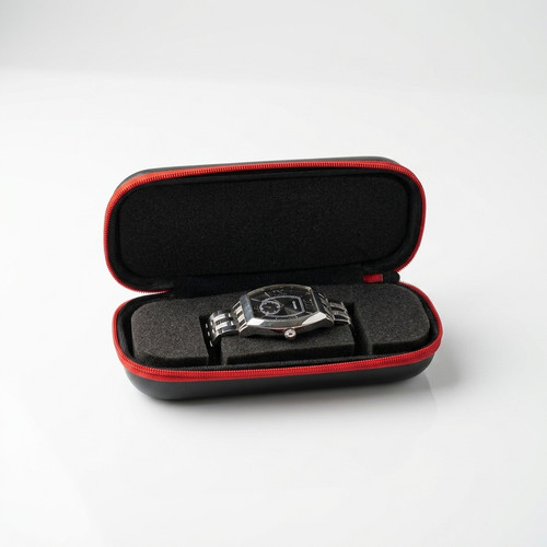 Uhrenbox reiseetui schwarz - uhrenbox,