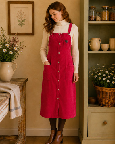 Herbst kleid latzkleid - ❣️herbst,