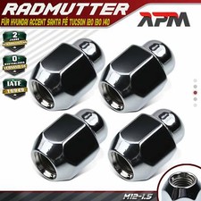 4x Radmutter für Hyundai Accent Elantra Santa Fé Tucson i20 i30 i40 iX35 Carens