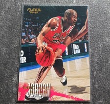 1996-97 Fleer Michael Jordan #13 Chicago Bulls NBA Trading Card