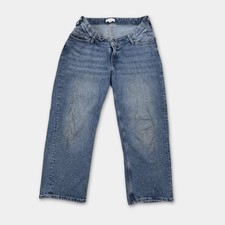Umstandsjeans Damen M H&M Mama Blau Schwangerschaftsmode gut