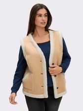 Weste beige sheego damen - beige,