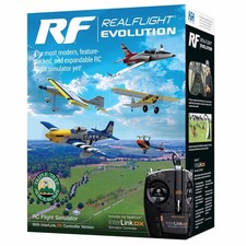 RealFlight Evolution Flugsimulator mit Spektrum InterLink DX Controller für PC