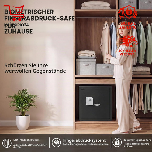Fingerabdruck tresor feuerfest - fingerabdruck,