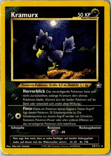 Pokemon kramurx 111 neo - 24/111,