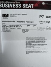 Robbie Williams 2-4  VIP