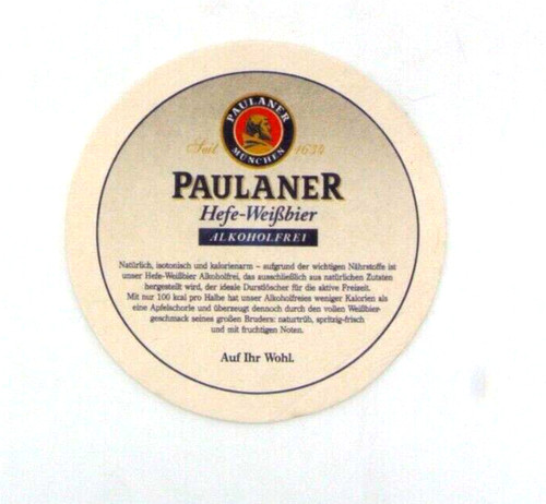 100 stück bierdeckel paulaner - 100,