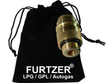 LPG GPL Autogas Tankadapter M22 EURONOZZLE Adapter mit Stoffbeutel by Furtzer®