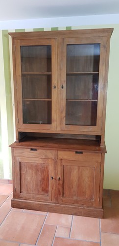 Vitrine anrichte teakholz - vitrine,