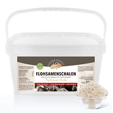 Flohsamenschalen Pferdefutter 3kg hohe Quellzahl Ballasttoffe naturrein Psyllium