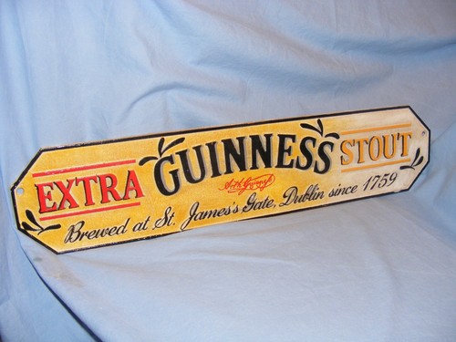 Guinness iextra stout - guinness, schild