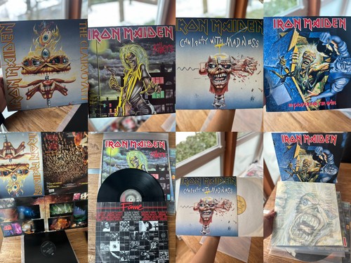 Set iron maiden lp vinyl - 4, set,