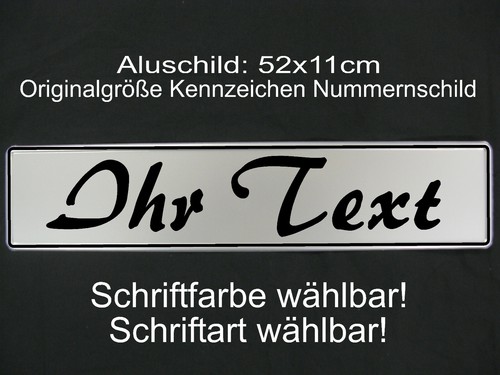 Kennzeichen nummernschild - kennzeichen,