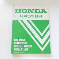 original Werkstatthandbuch Honda H 4518 H Rasentraktor Rasenmäher B0458