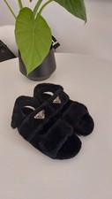 Prada shearling sandalen - prada,