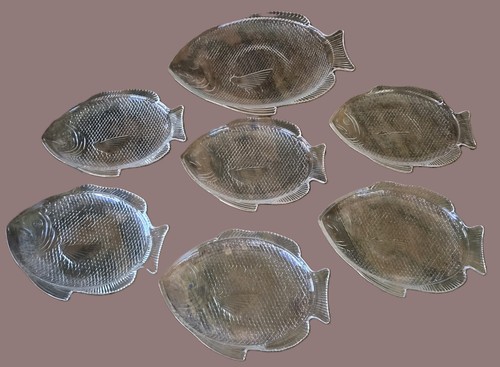 Fisch service glas - fisch, teller
