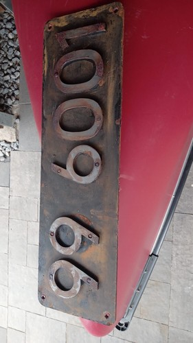 Lokschild schild metallschild - lokschild,