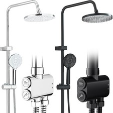Edelstahl Duschset mit