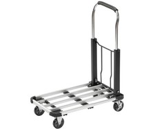 Rollwagen Handwagen 150kg ausziehbar Bremse klappbar Lagerwagen Lastenwagen Alu