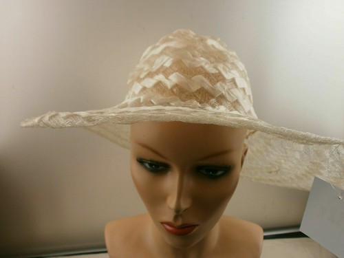 Vintage damen hut ziger - 60,
