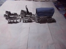 Nürnberger Meisterzinn  Zinnfiguren, Pferdefuhrwerk für Geschützzug