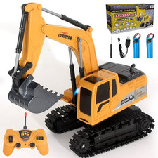 Ferngesteuertes Bagger Spielzeug 2,4 GHz RC Auto Kinder Licht Und Soundeffekten