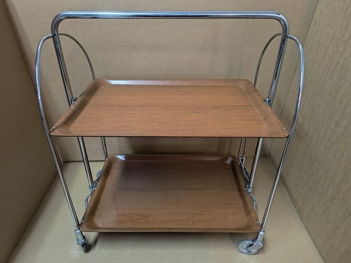 Servierwagen antik klappbar - , zu