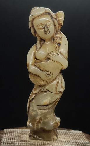 Antike geschnitzte nephrit - antike,