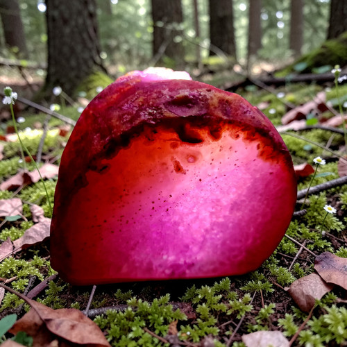 Achat-Geode-Teelichthalter