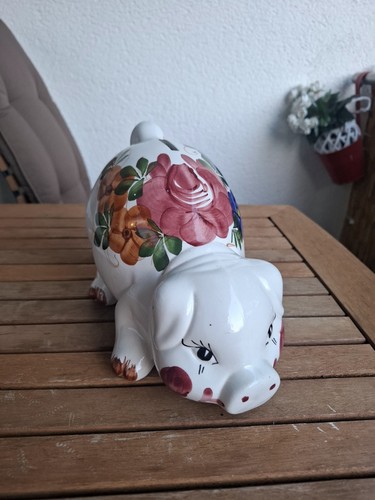 Vintage keramik sparschwein - vintage,