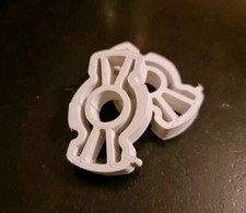 6x Rasteinsatz Für Kettler Tiffany Gartenstuhl Armlehne Reparatur Weiß Typ B