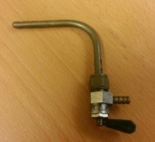 Benzinhahn für Oldtimer Motorrad M12 x 1 liegend