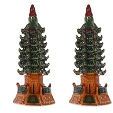 2 stücke Sechseck pagode
