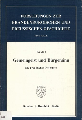 Gemeingeist und bürgersinn - gemeingeist,