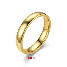 Ring aus Edelstahl Herren Damen Partnerring schlicht und edel  4mm 6mm