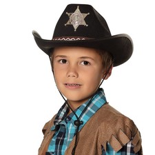 Cowboyhut Western-Hut schwarz