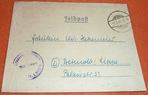 Feldpost luftwaffe 1945 - feldpost,