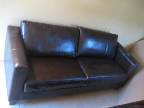 Ledercouch stil ziger - d,